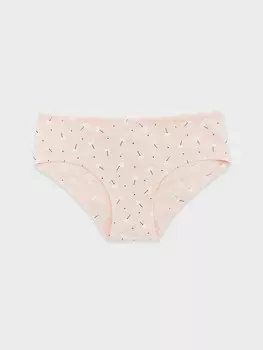 Трусы для девочек розовые в цветочек