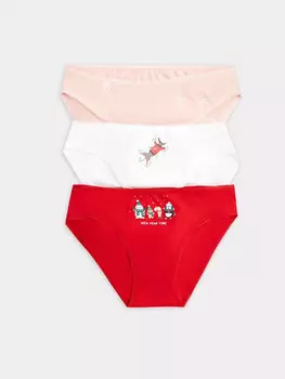 Трусы для девочек слипы мультипак (3 шт.)