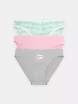 Трусы для девочек слипы мультипак (3 шт.)