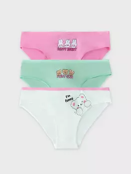 Трусы для девочек слипы мультипак (3 шт.)