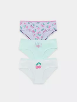 Трусы для девочек слипы мультипак (3 шт.)