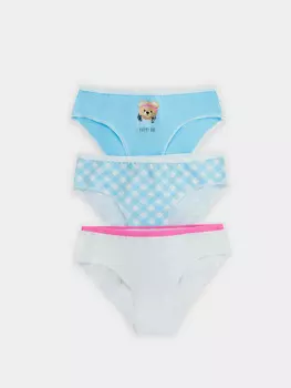 Трусы для девочек в наборе, 3 шт.