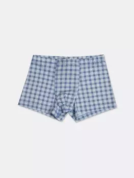 Трусы для мальчиков в синюю клетку