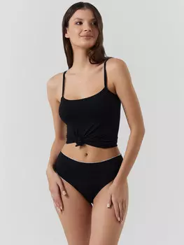 Трусы макси женские черные