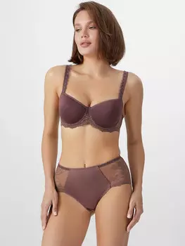 Трусы макси женские коричневые