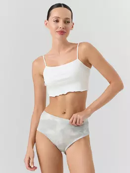 Трусы макси женские серые