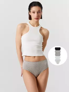 Трусы макси женские в наборе, 5 шт