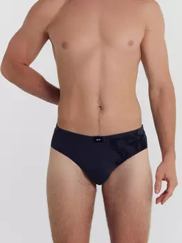 Трусы мужские боксеры графитово-серые с печатью