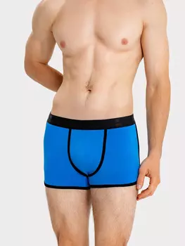 Трусы мужские боксеры ярко-голубые