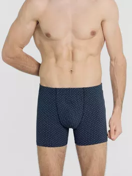 Трусы мужские боксеры синие в клетку