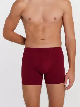 Трусы мужские боксеры темно-красные