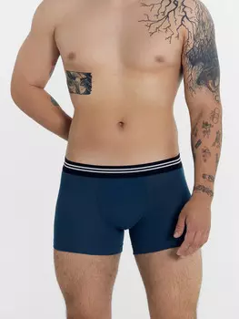 Трусы мужские боксеры в синем цвете