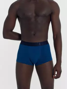 Трусы мужские боксеры в тропическо-синем цвете