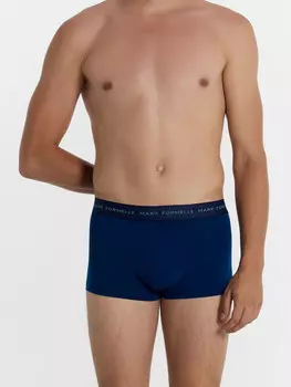 Трусы мужские боксеры в тропическо-синем цвете