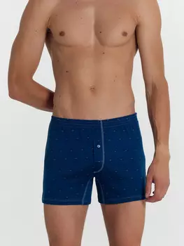 Трусы мужские боксеры в туманно-голубом цвете