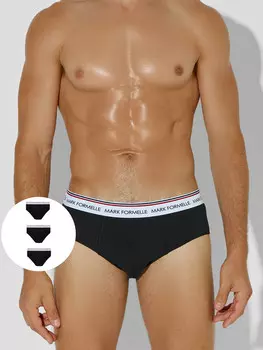 Трусы мужские плавки черные