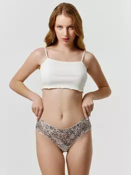 Трусы шортики женские леопардовые