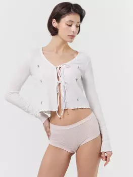 Трусы шортики женские розовые с принтом