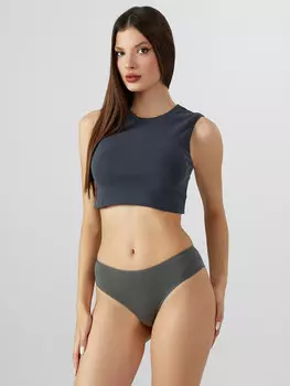 Трусы шортики женские серые