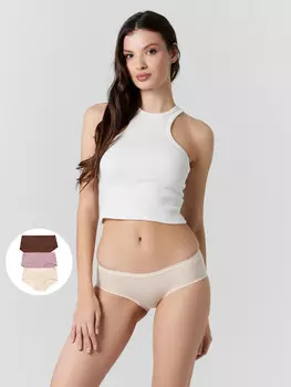 Трусы шортики женские в наборе, 3 шт.