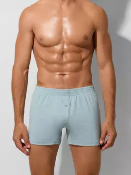 Трусы шорты мужские голубые