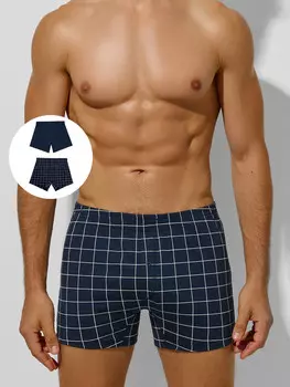 Трусы шорты мужские в наборе, 2 шт