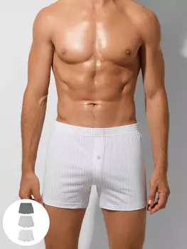 Трусы шорты мужские в наборе, 3 шт