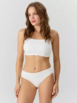 Трусы слипы женские белые