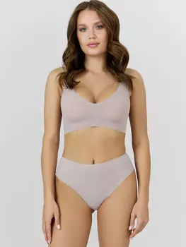 Трусы слипы женские бежевые