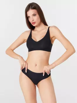 Трусы-слипы женские черные