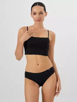 Трусы слипы женские черные