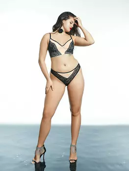 Трусы слипы женские из сеточки и кружева