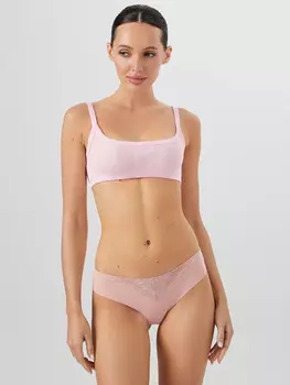 Трусы слипы женские розовые