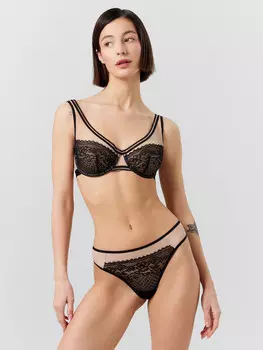 Трусы слипы женские с кружевом