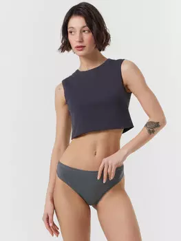 Трусы слипы женские серые