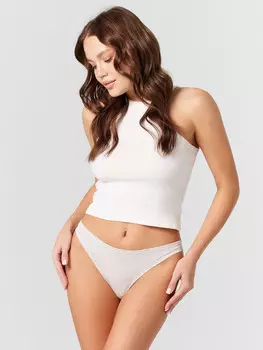 Трусы слипы женские серые