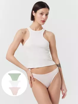 Трусы слипы женские в наборе, 3 шт