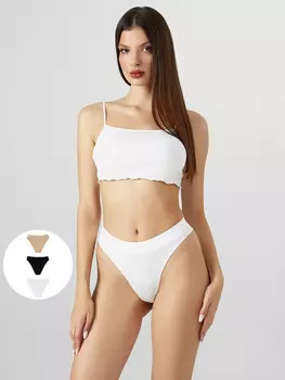 Трусы слипы женские в наборе, 3 шт