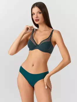 Трусы слипы женские зеленые