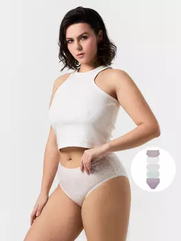 Трусы макси женские в наборе, 5 шт