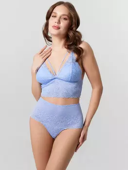 Трусы бразилиана женские голубые