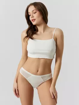 Трусы слипы женские белые