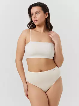 Трусы макси женские кремовые