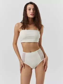 Трусы макси женские белые