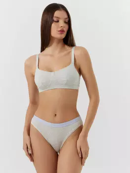 Трусы слипы женские серые