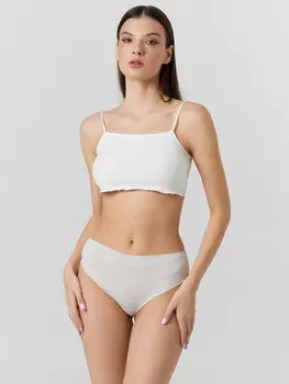 Трусы макси женские серые