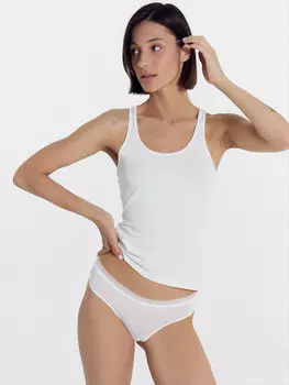 Трусы женские бразилиана белые