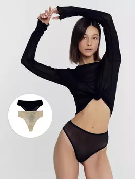 Трусы женские бразилиана мультипак (2 шт.)