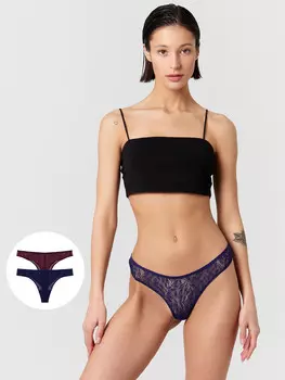 Трусы женские бразилиана мультипак (2 шт.)