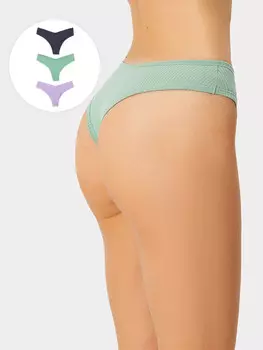 Трусы женские бразилиана мультипак (3 шт.)